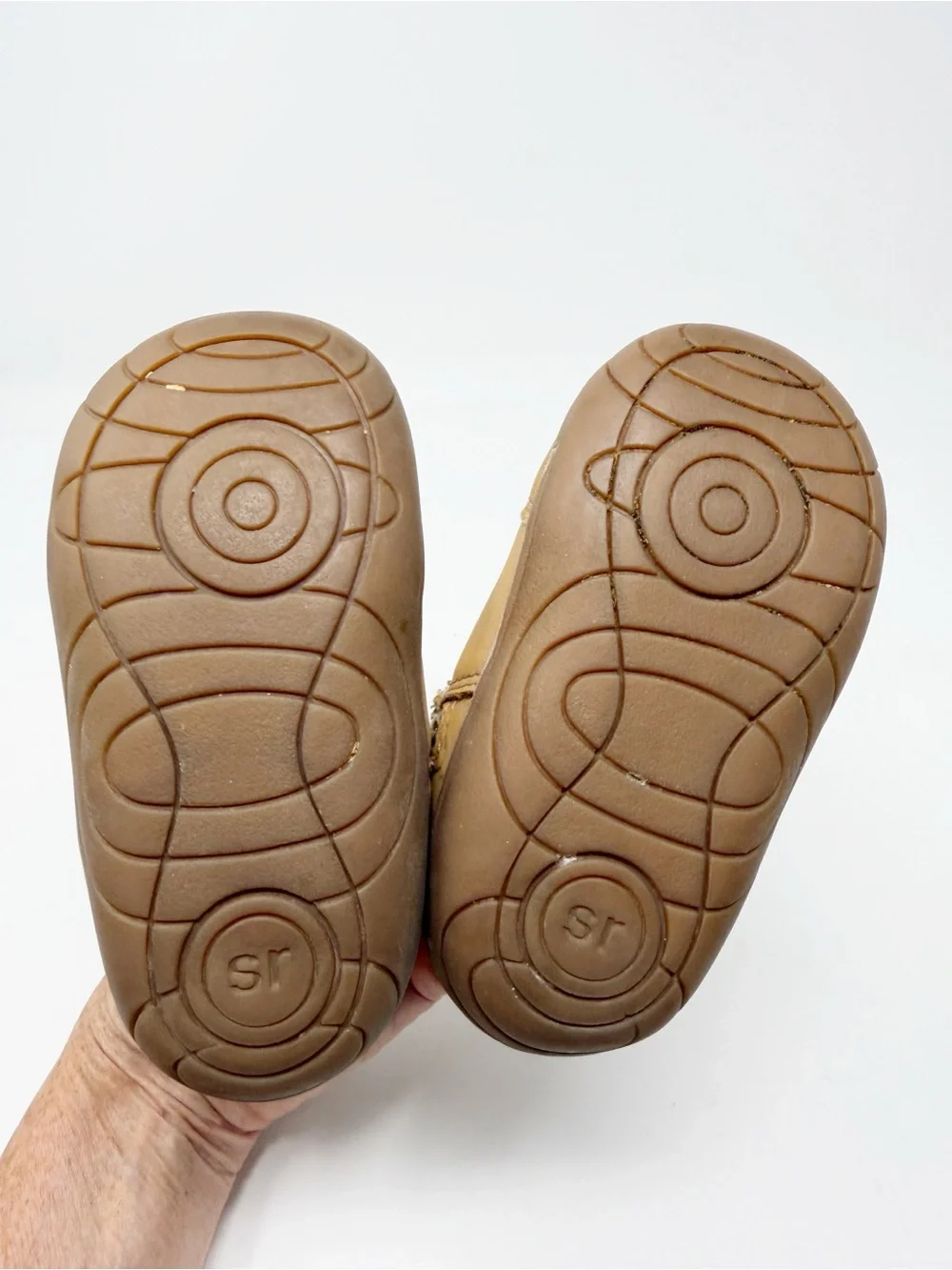 Stride Rite 360 Bianca Moccasin Tan Bootie size 5